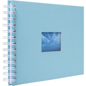 HNFD spirálové album BULDANA aqua 23x17 cm 40 bílých stran