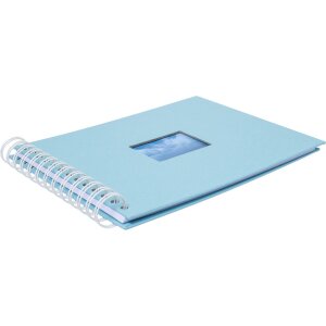 HNFD spirálové album BULDANA aqua 23x17 cm 40 bílých stran