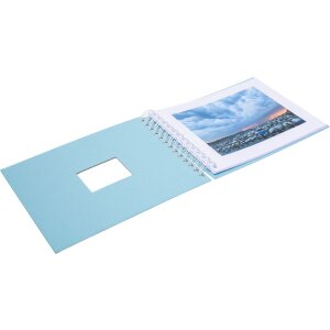 HNFD spirálové album BULDANA aqua 23x17 cm 40 bílých stran