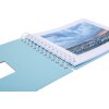 HNFD spirálové album BULDANA aqua 23x17 cm 40 bílých stran