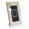 Dřevěný fotorámeček ZEP Luisa 10x15 cm na výšku hnědý