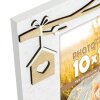 ZEP Dřevěný fotorámeček Noemi 10x15 cm na šířku Pružinový fotorámeček