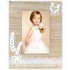 Dřevěný fotorámeček ZEP Ginevra hnědý 10x15 cm přijímací fotorámeček