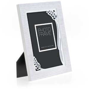 Dřevěný fotorámeček ZEP Eveline 13x18 cm bílý příležitostný rámeček