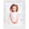 Dřevěný fotorámeček ZEP Eveline 13x18 cm bílý příležitostný rámeček
