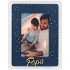 Dřevěný fotorámeček ZEP Astro FR modrý 10x15 cm tatínek fotorámeček