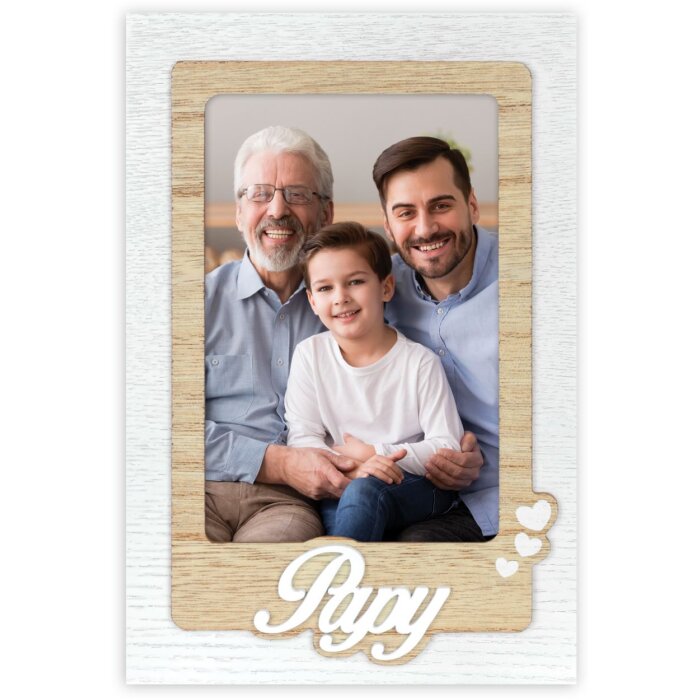ZEP Dřevěný fotorámeček Papy 10x15 cm