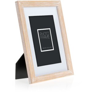 ZEP Dřevěný fotorámeček Fenis přírodní 20x30 cm s paspartou 15x20 cm