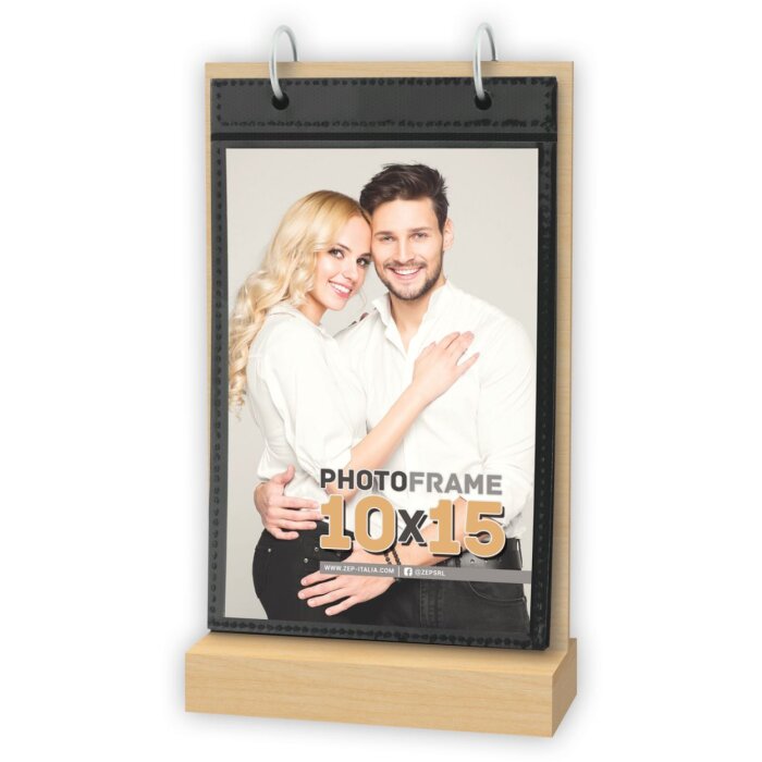 ZEP Dřevěný fotokalendář Leinster 12 fotografií formátu 10x15 cm na výšku