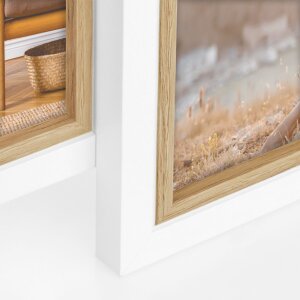 ZEP Dřevěný rámeček Ayas bílý 6 fotografií 10x15 cm (45,5x32 cm)