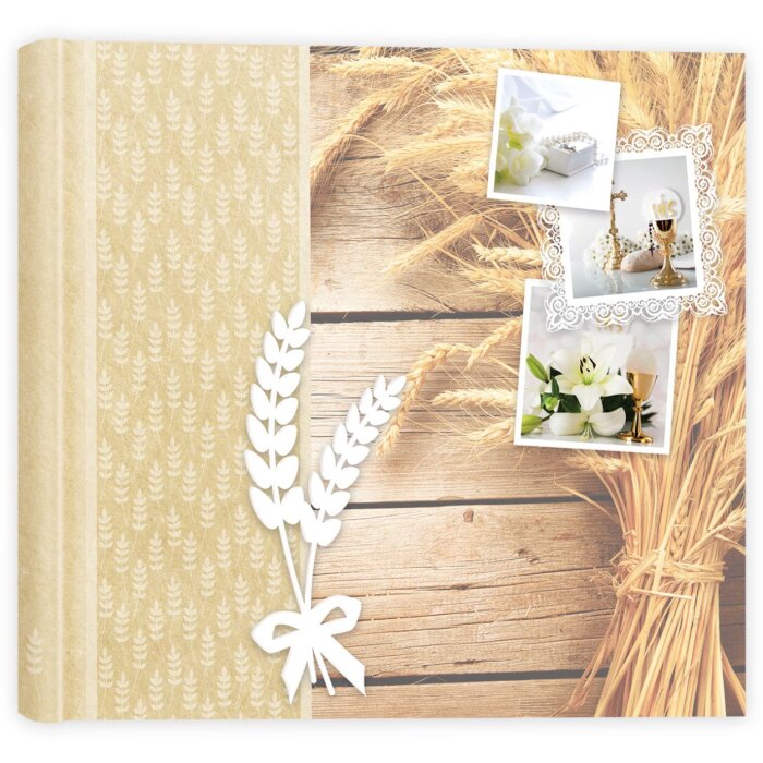 ZEP fotoalbum pro přijímání klasy kukuřice 31x31 cm 40 bílých stran