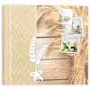 ZEP fotoalbum pro přijímání klasy kukuřice 24x24 cm umělecký tisk obálka 24 bílých stran