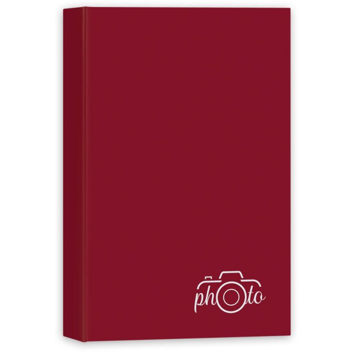 ZEP Flipalbum XF468 Red pro 80 fotografií 10x15 cm obal s uměleckým potiskem