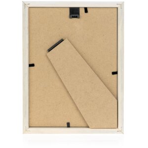 Dřevěný rám ZEP Action M19 white WH 10x15 cm