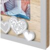 Dřevěný fotorámeček ZEP Lola 10x15 cm na výšku i na šířku a dvojitý rámeček