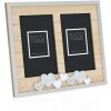 Dřevěný fotorámeček ZEP Lola 10x15 cm na výšku i na šířku a dvojitý rámeček