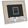 Dřevěný fotorámeček ZEP Lola 10x15 cm na výšku i na šířku a dvojitý rámeček