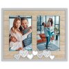 Dřevěný fotorámeček ZEP Lola 10x15 cm na výšku i na šířku a dvojitý rámeček