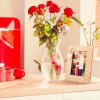Dřevěný fotorámeček ZEP Luisa 10x15 cm na výšku i na šířku hnědý
