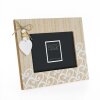 Dřevěný fotorámeček ZEP Luisa 10x15 cm na výšku i na šířku hnědý