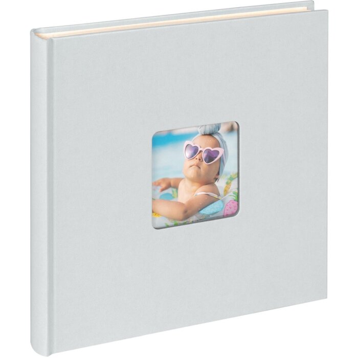 Walther fotoalbum Fun 26x25 cm světle modré 40 bílých stran