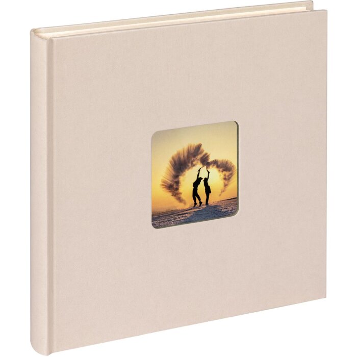 Walther fotoalbum Fun 26x25 cm Obal z kamzičího papíru s texturou 40 stran