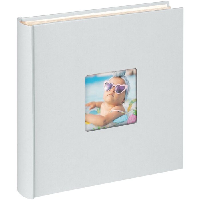 Walther Jumbo fotoalbum Fun light blue 30x30 cm 100 bílých stran
