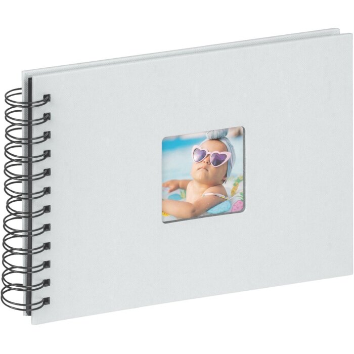 Spirálové album Walther Fun light blue 23x17 cm 40 černých stran
