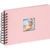 Spirálové album Walther Fun pink 23x17 cm 40 černých stran