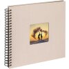 Spirálové album Walther Fun chamois 30x30 cm papírový obal 50 černých stran