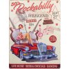 ZEP plechová cedule ROCKABILLY 47x35x0,5 cm
