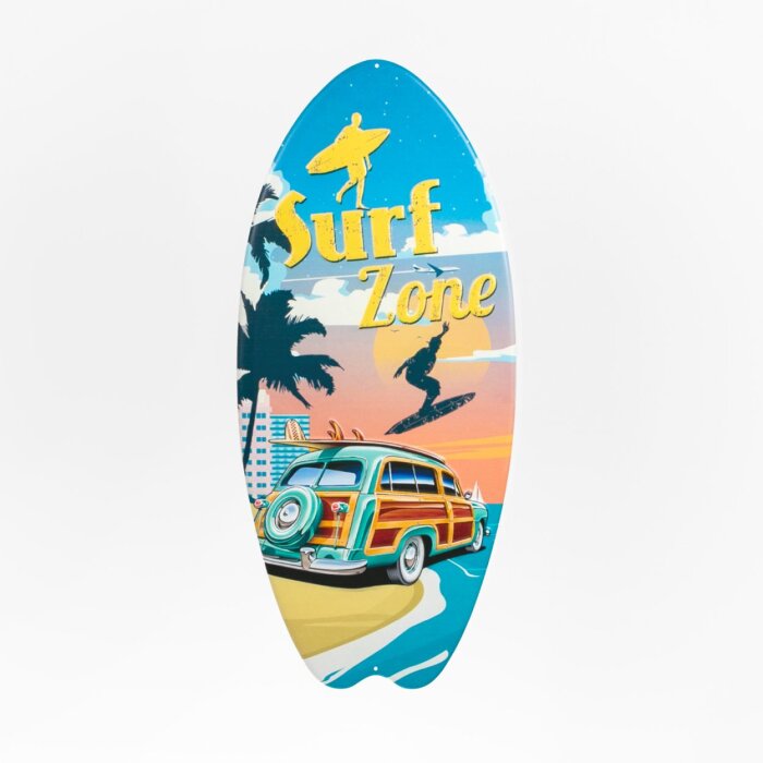 ZEP plechová cedule SURF 52,5x23x0,3 cm Surf Zone