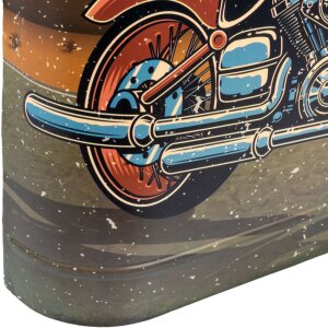 ZEP nástěnná dekorace GASOLINE 8 kovových kanystrů 45,5x34x5,5 cm