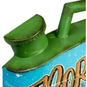 ZEP nástěnná dekorace GASOLINE 8 kovových kanystrů 45,5x34x5,5 cm