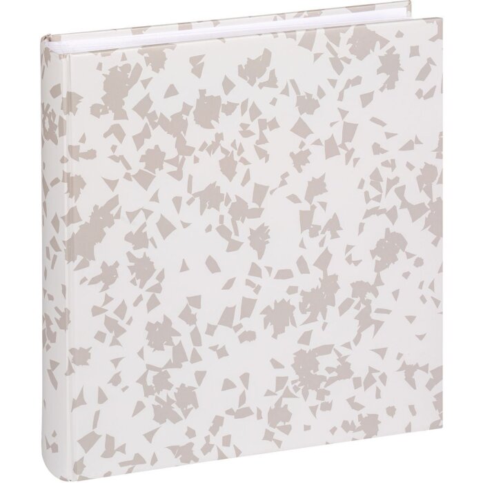 Walther Fotoalbum Terrazzo Stone White 30x30 cm 60 bílých stran
