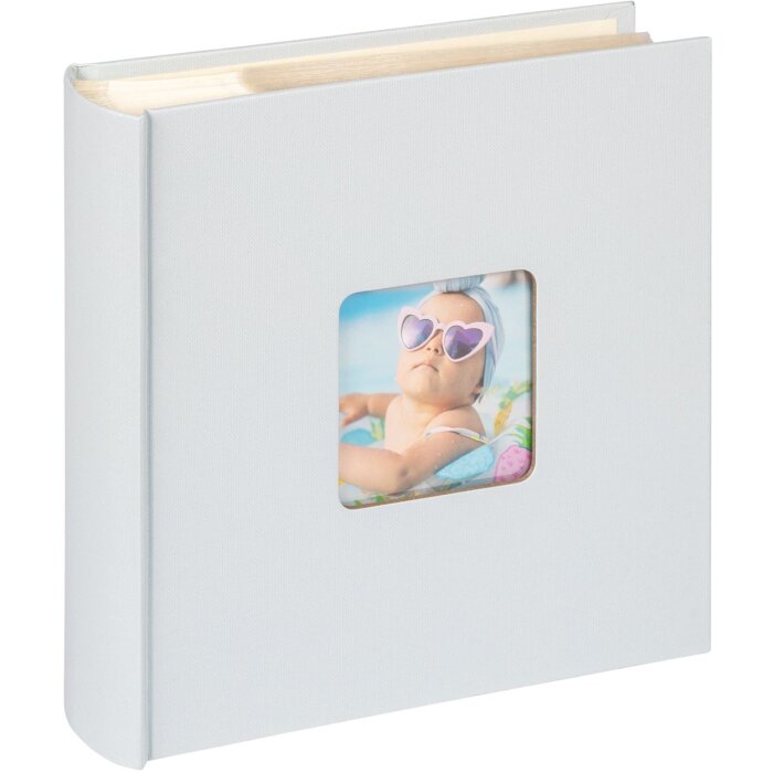 Walther Memo zasouvací album Fun 200 fotografií 10x15 cm světle modré