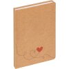 Zápisník Walther Love hnědý 15x21 cm 80 listů tečkovaný