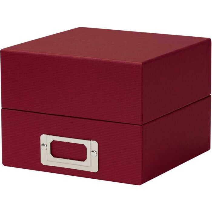 HNFD fotobox Sawala 10x15 cm červený na 700 fotografií s přepážkou