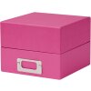 HNFD box na fotografie Sawala 10x15 cm fuchsiový s držákem na štítky a 4 přepážkami