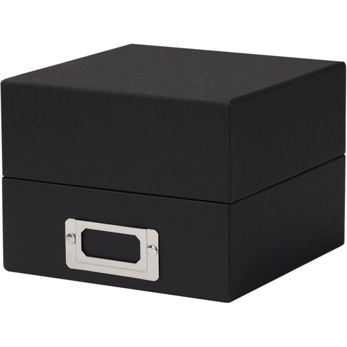 HNFD fotobox Sawala 10x15 cm černý s držákem štítků papírový kryt