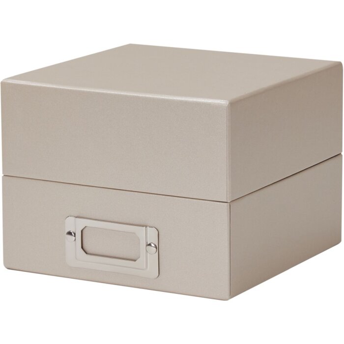 HNFD Fotobox Sawala 10x15 cm Taupe Metallic s držákem na štítky