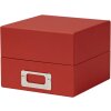 HNFD box na fotografie Sawala 10x15 cm rajče s papírovým víkem a přepážkami