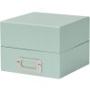 HNFD box na fotografie Sawala 10x15 cm mint s přepážkami a držákem na štítky
