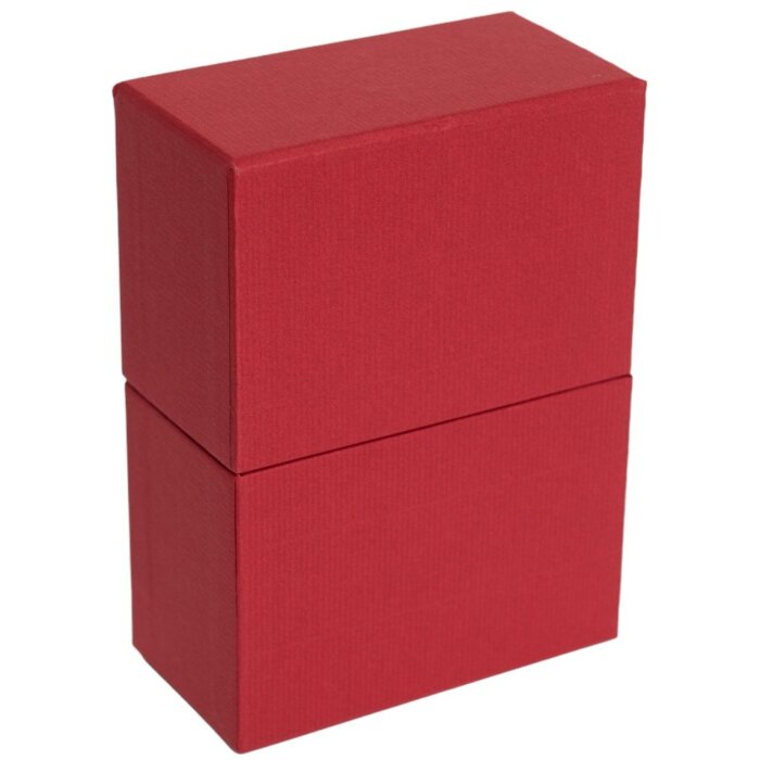 HNFD foto box Parda rosso 11x5,5x16 cm pro 200-300 fotografií 10x15 cm