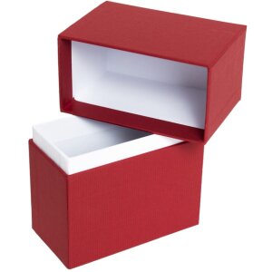 HNFD foto box Parda rosso 11x5,5x16 cm pro 200-300 fotografií 10x15 cm