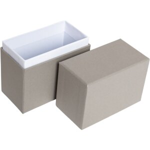 HNFD fotobox Parda taupe 11x5,5x16 cm pro 200-300 fotografií 10x15 cm