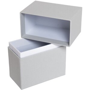 HNFD fotobox Parda 300 fotografií 10x15 cm ledově šedý na stojato 11x5,5x16 cm