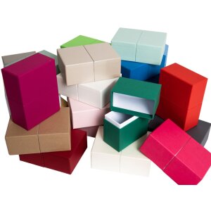 HNFD fotobox Parda 300 fotografií 10x15 cm ledově šedý na stojato 11x5,5x16 cm