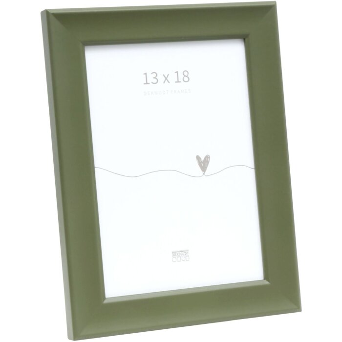 Deknudt dřevěný rám S45Y khaki 13x18 cm
