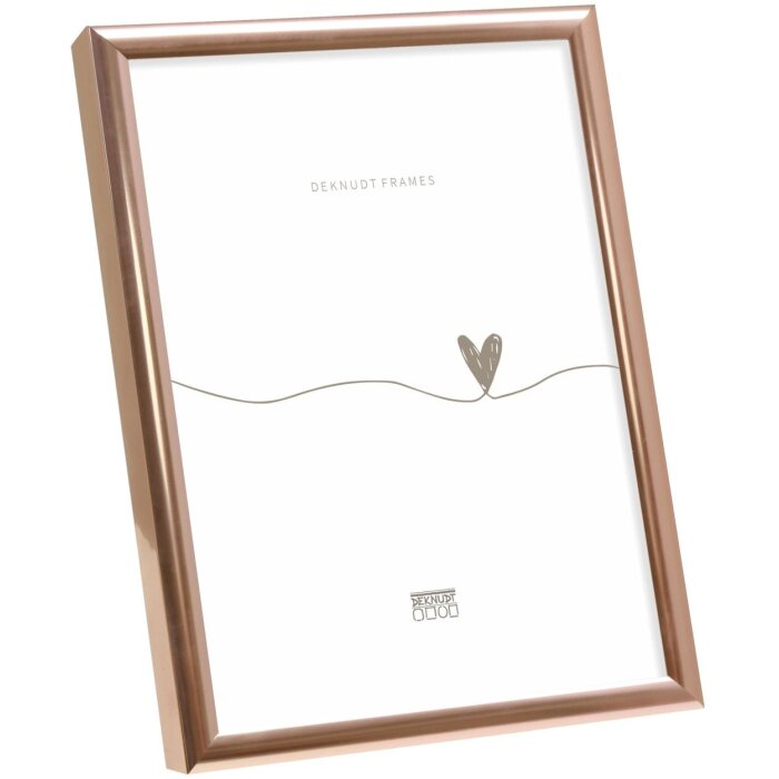 Deknudt hliníkový obrazový rám S027 rose gold 15x20 cm